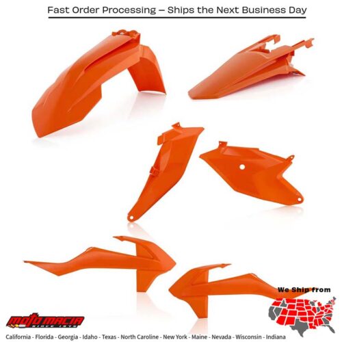 PLASTIC KIT ORANGE KTM 85 SX (17/14) 85 SX (19/16) 2018-2023