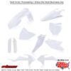 FULL PLASTIC KIT WHITE KTM 85 SX (17/14) 85 SX (19/16) 2018-2023