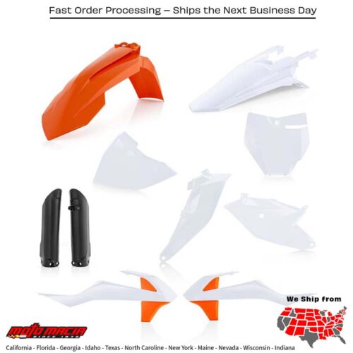 FULL PLASTIC KIT GAS/KTM ORIGINAL KTM 85 SX (17/14) 2018-2024