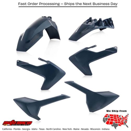 PLASTIC KIT BLUE Husqvarna TC 85 (17/14) TC 85 (19/16) 2018-2021