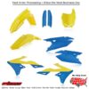 FULL PLASTIC KIT YELLOW/BLUE Suzuki RM-Z450 RM-Z250 2018-2024
