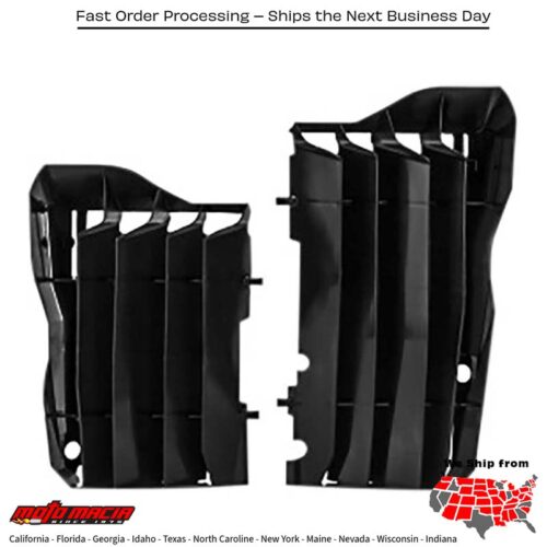 RADIATOR LOUVERS BLACK Honda CRF450RX 2017-2020 Honda CRF450R 2017-2020 Honda CRF450R-S 2022-2023