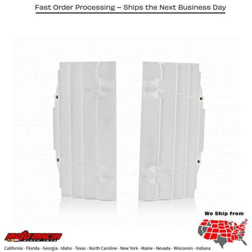 RADIATOR LOUVERS WHITE KTM 250 SX-F Factory Edition 2016-2018 KTM 150 XC-W 2017-2019 Husqvarna TX 300 2017-2019 Husqvarna FX 350 2017-2019 Husqvarna FX 450 2017-2019 Husqvarna TE 150 2017-2019 KTM 350 EXC-F 2017-2019 KTM 350 XC-F 2016-2019 KTM 350 SX-F 201