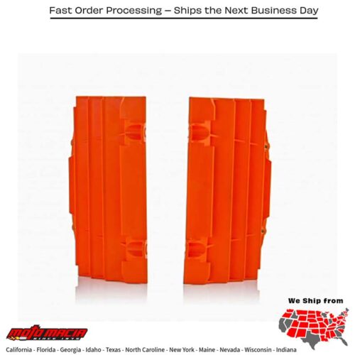 RADIATOR LOUVERS ORANGE KTM 250 SX-F Factory Edition 2016-2018 KTM 150 XC-W 2017-2019 Husqvarna TX 300 2017-2019 Husqvarna FX 350 2017-2019 Husqvarna FX 450 2017-2019 Husqvarna TE 150 2017-2019 KTM 350 EXC-F 2017-2019 KTM 350 XC-F 2016-2019 KTM 350 SX-F 20