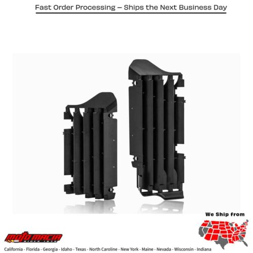 RADIATOR LOUVERS BLACK Suzuki RM-Z450 2018-2024