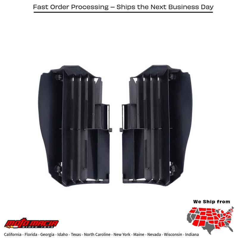 RADIATOR LOUVERS DARK BLUE Yamaha YZ450F YZ250F YZ450FX 2018-2023