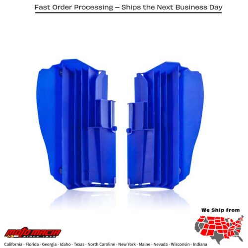 RADIATOR LOUVERS BLUE Yamaha YZ450F 2018-2022 Yamaha YZ250F 2019-2023 Yamaha YZ450FX 2019-2023 Yamaha YZ250FX 2020-2024