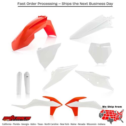FULL PLASTIC KIT ORIGINAL KTM 350 EXC-F 350 XC-F 350 SX-F 450 SX-F 250 XC-F 450 XC-F 450 SX-F Factory Edition 250 SX-F 250 SX 150 SX 125 SX 350 XCF-W 300 XC 250 XC 125 XC 2017-2022