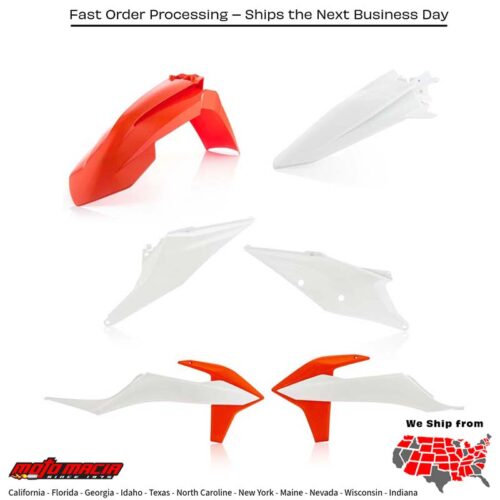 PLASTIC KIT ORIGINAL KTM 450 SX-F 350 SX-F 250 SX-F 250 SX 150 SX 125 SX 450 XC-F 350 XC-F 250 XC-F 250 XC 125 XC 2019-2022