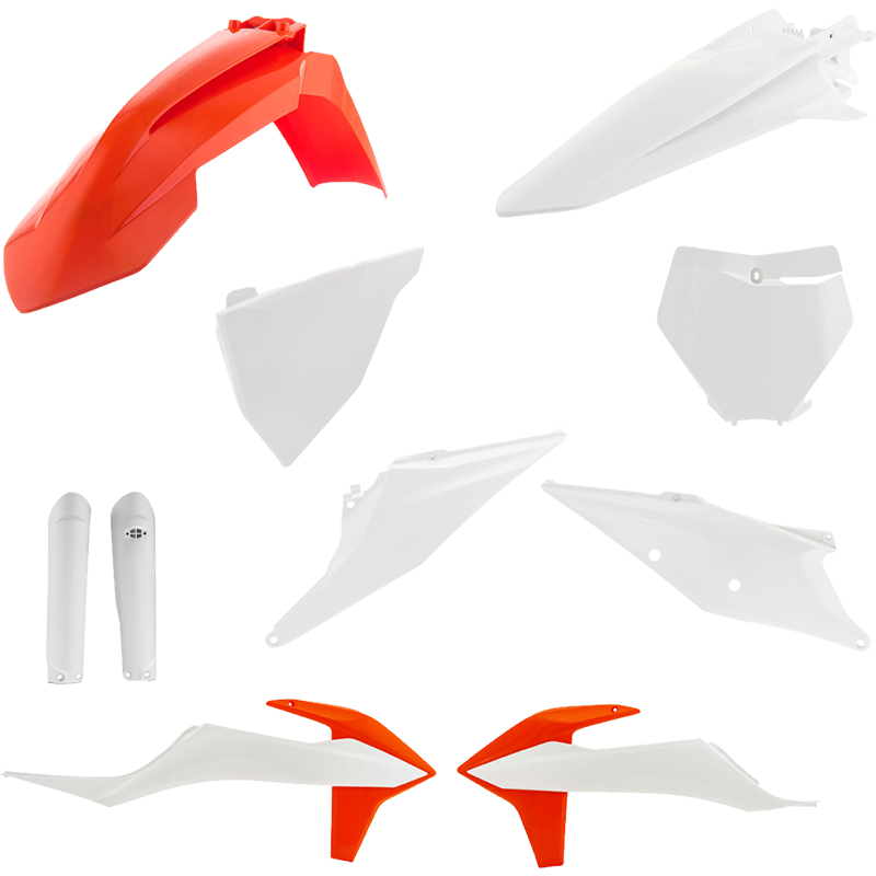 PLASTIC KIT KTM ORIGINAL '22 KTM 250 SX 150 SX 125 SX 300 XC 250 XC 300 XC TPi 250 XC TPi 125 XC 500 EXC-F 350 EXC-F 450 EXC-F 250 EXC-F 2019-2023