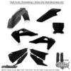 FULL PLASTIC KIT BLACK Husqvarna FX 350 FX 450 TC 125 TC 250 FC 250 FC 350 FC 450 2019-2022