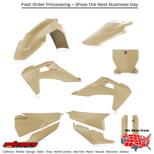 FULL PLASTIC KIT DESERT EAGLE HUS Husqvarna FX 350 FX 450 TC 125 TC 250 FC 250 FC 350 FC 450 FC 450 Rockstar Edition 2019-2021