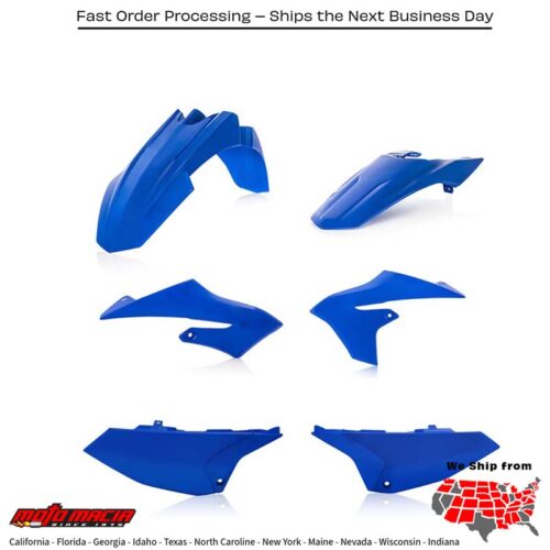 PLASTIC KIT BLUE Yamaha YZ65 2018-2024