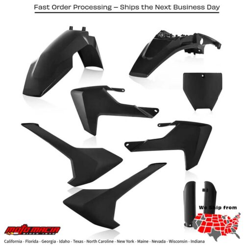 FULL PLASTIC KIT BLACK Husqvarna TC 65 2017-2024