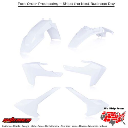 PLASTIC KIT WHITE Husqvarna TC 65 2017-2024