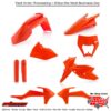 FULL PLASTIC KIT ORANGE KTM 150 XC-W 350 EXC-F 250 XC-W 500 EXC-F 300 XC-W 450 EXC-F 250 XC-W TPi 300 XC-W TPi 2017-2019