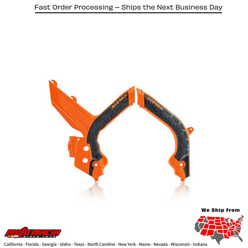 X-GRIP FRAME GUARDS ORANGE/BLACK KTM 300 XC-W TPi 2019-2021 KTM 450 SX-F 2019-2022 KTM 350 SX-F 2019-2022 KTM 250 SX-F 2019-2022 KTM 250 SX 2019-2022 KTM 150 SX 2019-2022 KTM 125 SX 2019-2022 KTM 450 XC-F 2019-2022 KTM 350 XC-F 2019-2022 KTM 250 XC-F 2019-