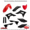 FULL PLASTIC KIT  RED/BLACK Honda CRF450R CRF250R CRF450R W.E. CRF450R-S 2019-2023
