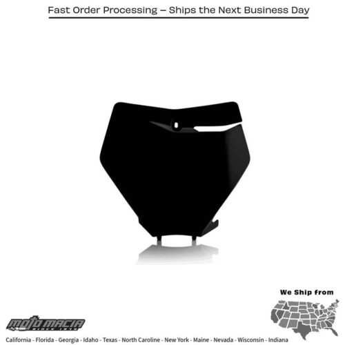 FRONT NUMBER PLATE BLACK KTM 450 SX-F 2019-2022 KTM 350 SX-F 2019-2022 KTM 250 SX-F 2019-2022 KTM 250 SX 2019-2022 KTM 150 SX 2019-2022 KTM 125 SX 2019-2022 KTM 450 XC-F 2019-2022 KTM 350 XC-F 2019-2022 KTM 250 XC-F 2019-2022 KTM 300 XC 2019-2019 KTM 250 X