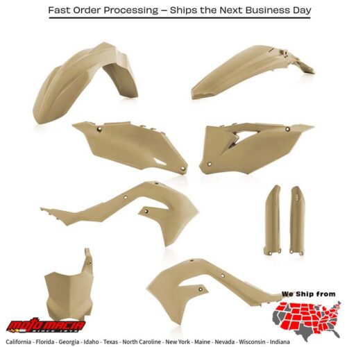 FULL PLASTIC KIT DESERT EAGLE  Kawasaki KX250F KX450F KX250X KX450X 2019-2023