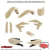 FULL PLASTIC KIT DESERT EAGLE  Yamaha YZ450F YZ250F YZ250FX YZ450FX 2018-2023