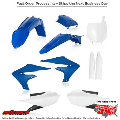 FULL PLASTIC KIT ORIGINAL Yamaha YZ450F YZ250F YZ250FX YZ450FX 2018-2023