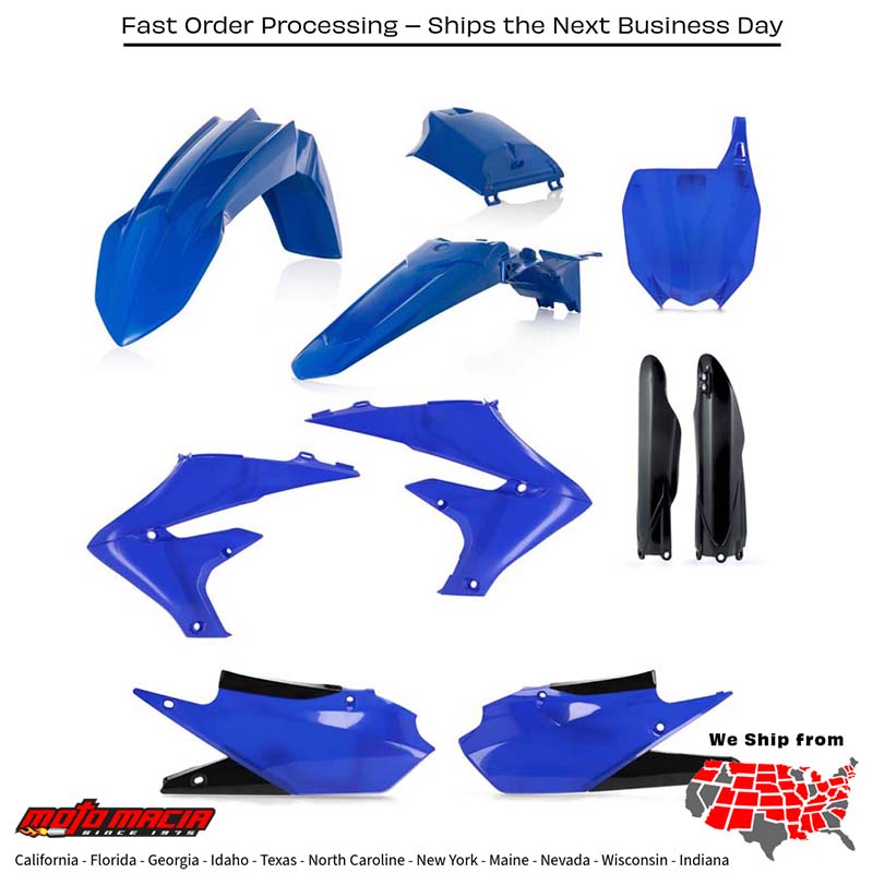 FULL PLASTIC KIT ORIGINAL Yamaha YZ450F YZ250F YZ250FX YZ450FX 2018-2023