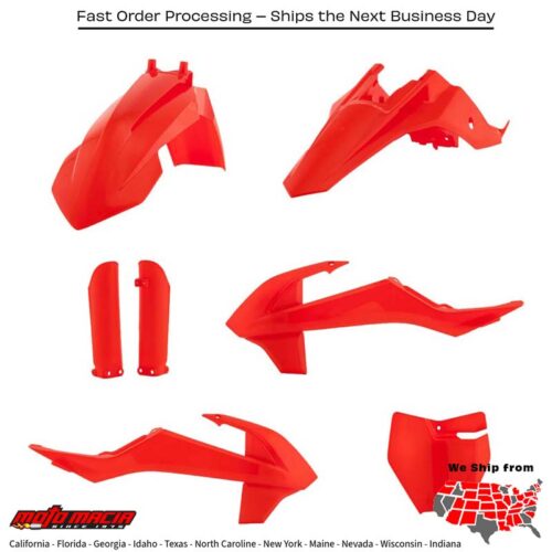 FULL PLASTIC KIT ORANGE KTM 65 SX 2019-2021