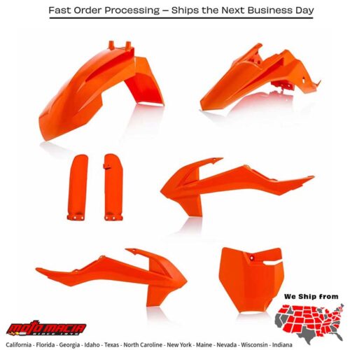 FULL PLASTIC KIT ORANGE KTM KTM 65 SX 2019-2024