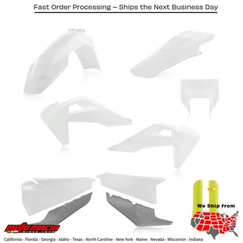 FULL PLASTIC KIT ORIGINAL Husqvarna TE 300i FE 250 FE 350 FE 450 FE 501 TE 250i TE 150 TE 150i 2020-2023