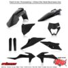 FULL PLASTIC KIT BLACK KTM 500 EXC-F 500 XCF-W 350 XCF-W 300 XC-W TPi 250 XC-W TPi 150 XC-W TPi 350 EXC-F 450 EXC-F 150 XC-W 250 XC-W 300 XC-W 450 XCF-W 250 EXC-F 300 EXC 250 EXC 2020-2023
