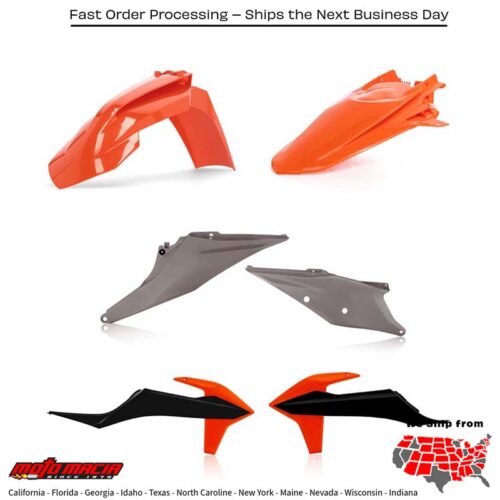 PLASTIC KIT KTM ORIGINAL KTM 500 EXC-F 350 EXC-F 450 EXC-F 250 EXC-F 2020-2023
