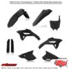 PLASTIC KIT- FULL  BLACK Honda CRF450R W.E. CRF450R CRF250R 2021-2024