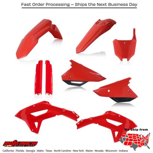 PLASTIC KIT- FULL  ORIGINAL '21 Honda CRF450RX CRF250RX 2021-2024