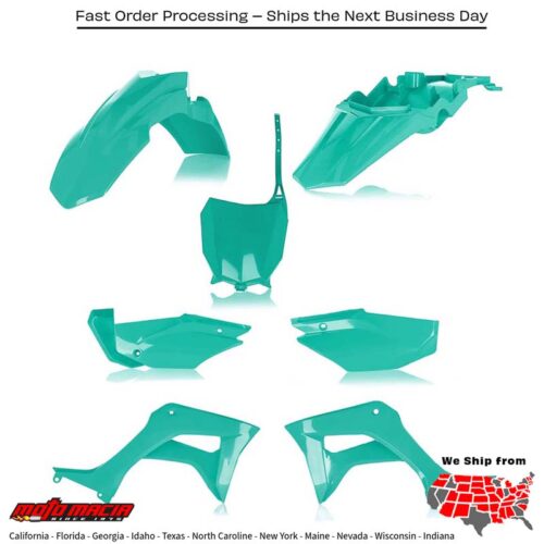 FULL PLASTIC KIT  TEAL Honda CRF110F 2019-2021