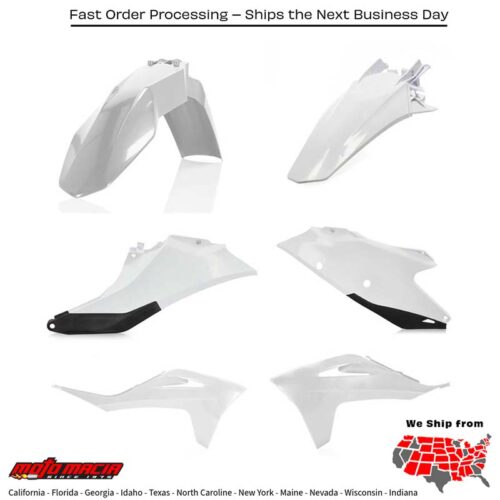 PLASTIC KIT GAS WHITE/BLACK Gas Gas Gas-Gas EC 300 EC 250 EC 250F EC 350F 2021-2023