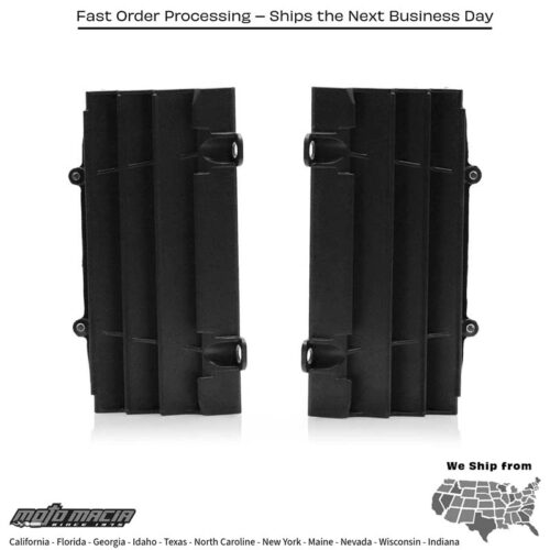 RADIATOR LOUVERS GAS BLACK Gas Gas Gas-Gas MC 125 MC 250F MC 450F EC 300 EX 250F EX 350F EX 450F EX 300 EC 250 EC 250F EC 350F MC 250 MC 350F EX 250 2021-2023