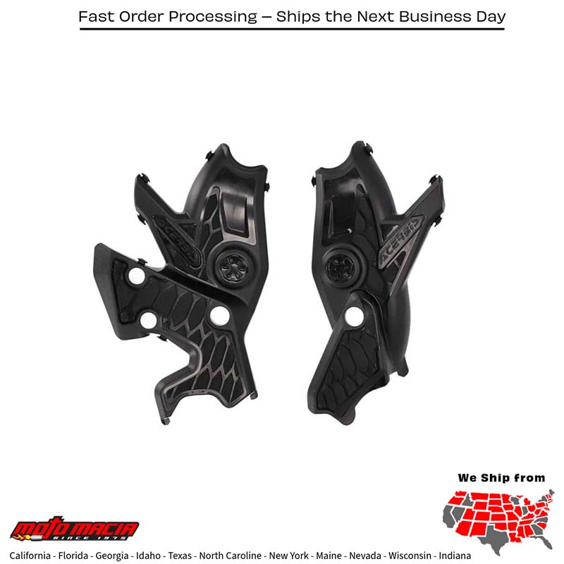 X-GRIP FRAME GUARD BLACK/BLACK Yamaha XTZ700 Ténéré 2021-2024