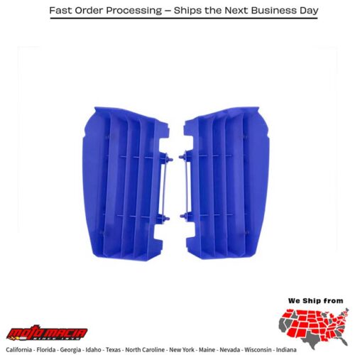 RADIATOR LOUVERS  BLUE Yamaha YZ125 YZ250 2006-2023