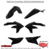 PLASTIC KIT  BLACK Yamaha YZ450F YZ250F YZ250FX YZ450FX 2023-2024