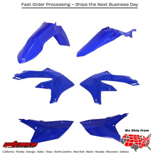 PLASTIC KIT  BLUE Yamaha YZ450F YZ250F YZ250FX YZ450FX 2023-2024