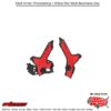 X-GRIP FRAME GUARD BLACK/RED  Honda CRF300L CRF300LA ABS 2021-2022