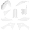 FULL PLASTIC KIT  WHITE Kawasaki KX450F KX450X 2024
