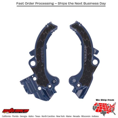 FRAME GUARDS- X-GRIP BLUE/BLACK Husqvarna TC 65 2024