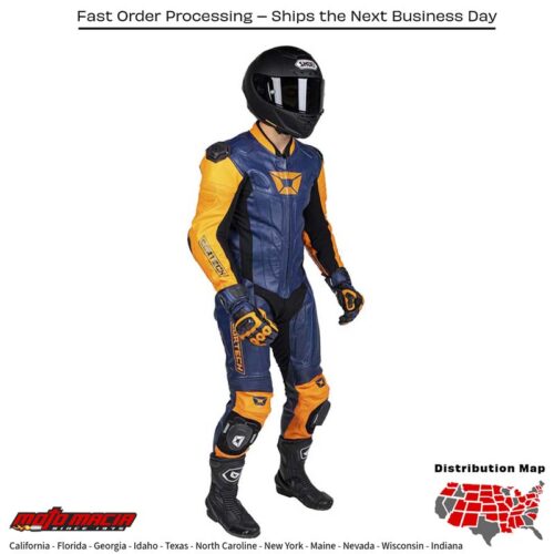 Apex V1 1pc Suit Org/Blu