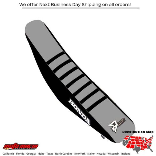 SEAT COVER BLACK/GREY BLACK RIBS CRF250/450 Honda CRF450RX CRF450R CRF250R 17-19