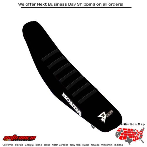 SEAT COVER BLACK BLACK RIBS CRF250/450 Honda CRF450RX CRF450R CRF250R 17-19
