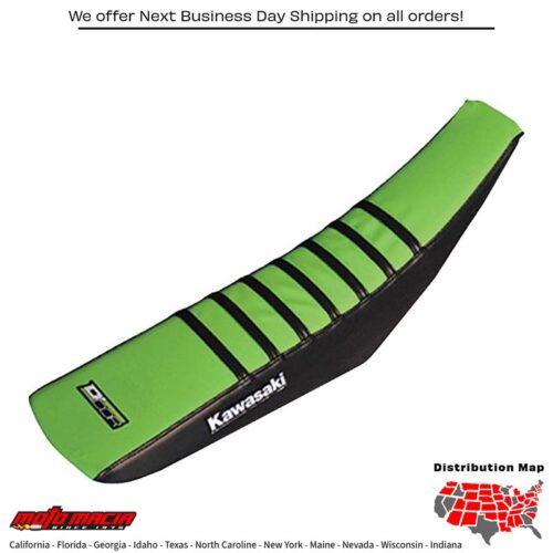 GRIPPER SEAT COVER BLACK/GREEN Kawasaki KX250F KX450F 12-18