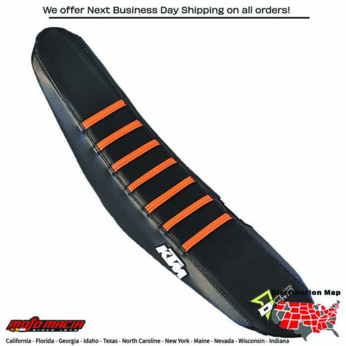 GRIPPER SEAT COVER BLACK W/ORANGE RIBS