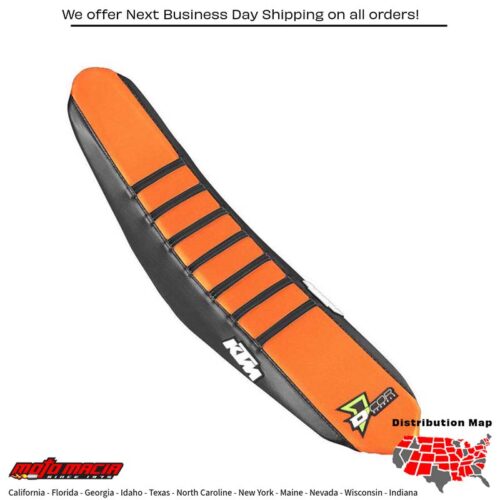 SEAT COVER BLACK/ORANGE